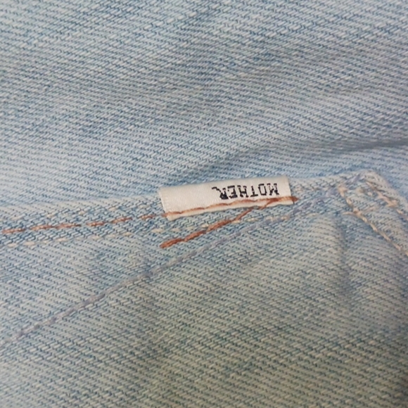 MOTHER The Looker Crop Light Blue, Size 30 - Picture 7 of 10